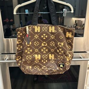 Harajuku Lovers Brown Tote Bag has wear but overall GUC